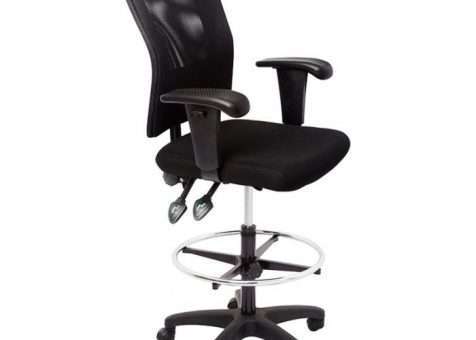 Caprice-Drafting-Chair-Black-Mesh-Back-1-700×700