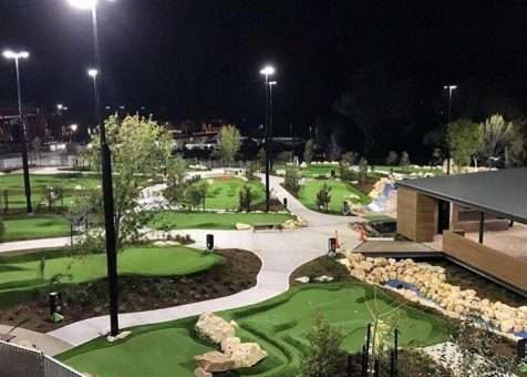 Mini-Golf-Creations-Wembley at night